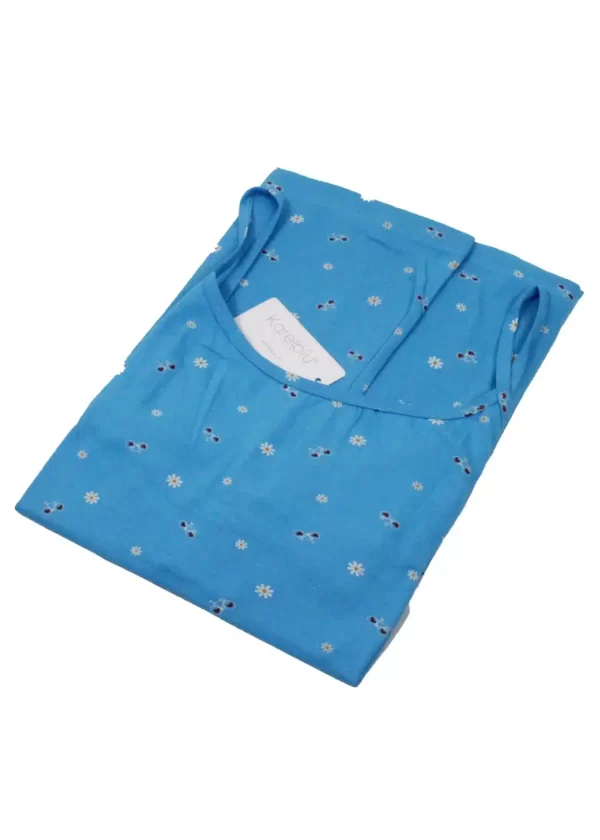 Pigiama Donna Bretella Pantaloncino Calibrato | Karel 4278 - immagine 2
