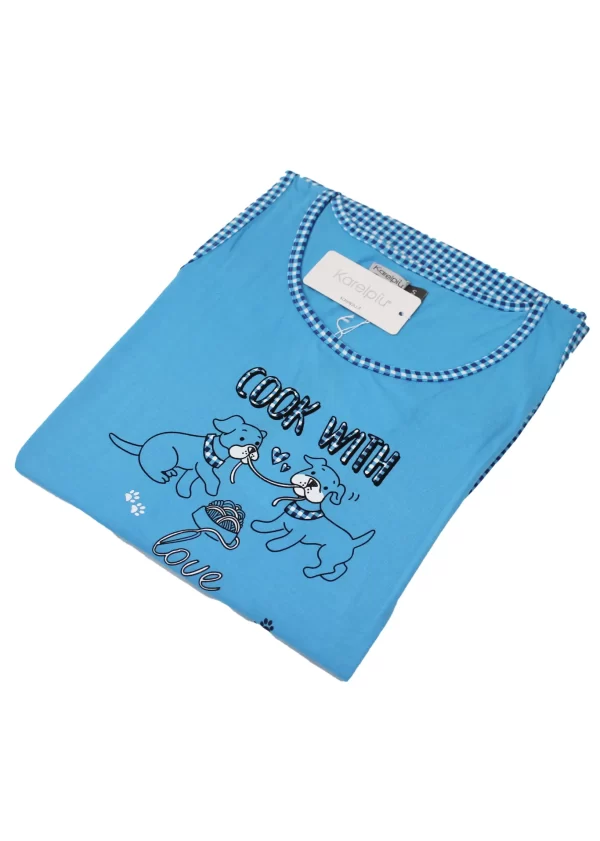 Pigiama Donna Spalla larga in cotone | Karel 4309 - immagine 2