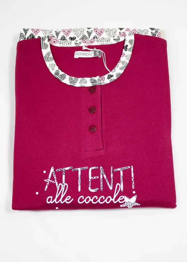 Pigiama Caldo cotone Donna | Karel 5059 - immagine 2