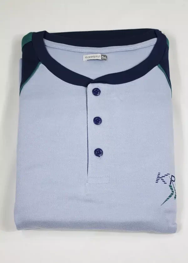 Pigiama Calibrato Uomo Caldo Cotone | Karel 5137 - immagine 3