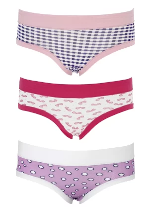 Slip Bambina cotone 2 e 4 anni | Cotonella Tris 298