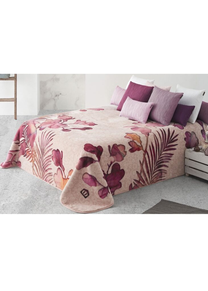 Copriletto Matrimoniale Coral Velluto | Manterol 537c09