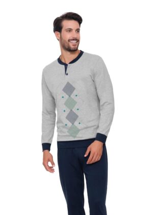 Pigiama Uomo Cotone Lungo | IlGranchio 1045