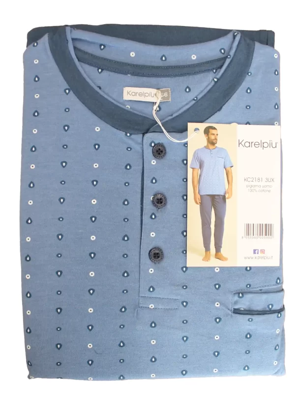 Pigiama Uomo Calibrato 3 pezzi | Karel 2181 - immagine 3