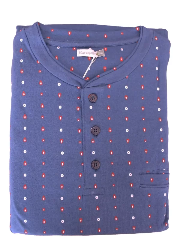 Pigiama Uomo Calibrato 3 pezzi | Karel 2181 - immagine 2