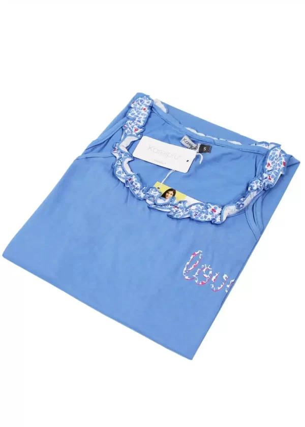 Camicina Vestitino con Bretelline 100% Cotone | Karel 4296 - immagine 4