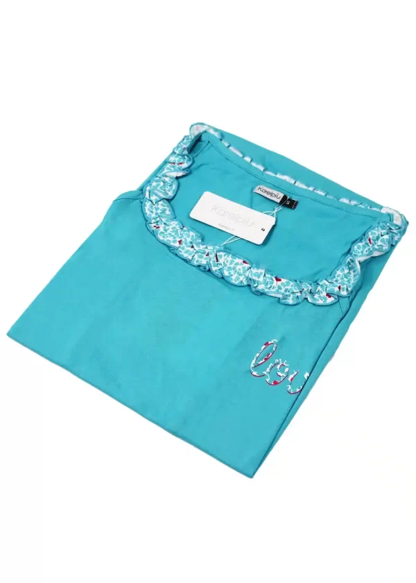 Camicina Vestitino con Bretelline 100% Cotone | Karel 4296 - immagine 2