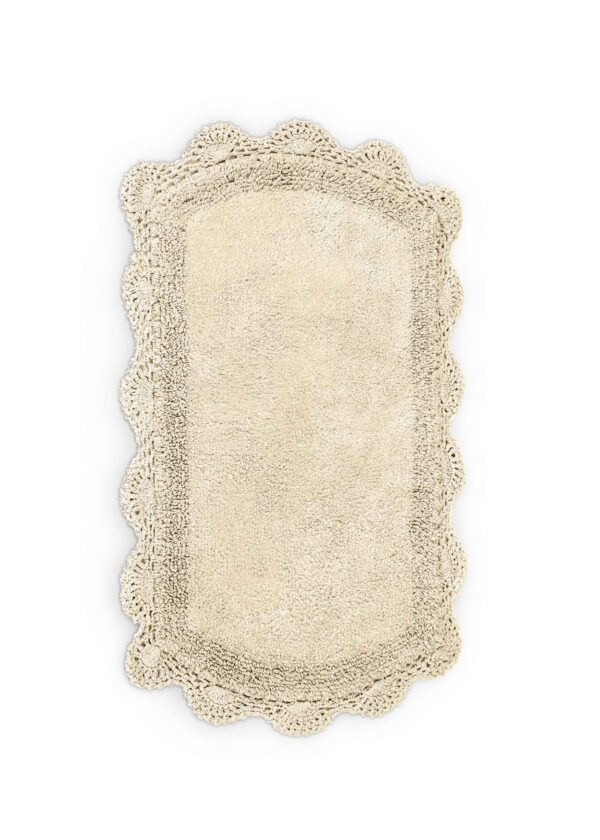 Tappeto in cotone con pizzo | Lovely Shabby Brigitte - immagine 2