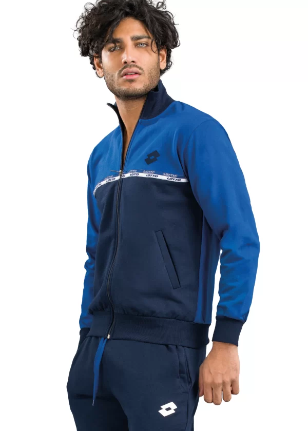 Felpa Uomo Be Board Con Zip - Cotone Felpato, Taglie Forti, Art 9030 - Foto 7