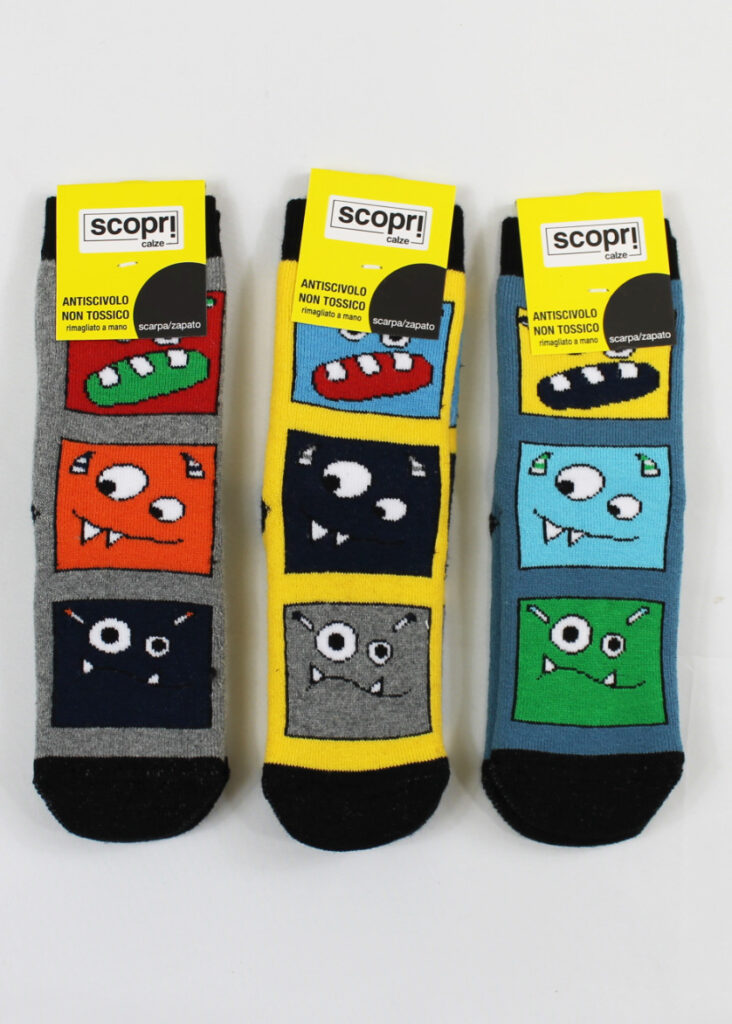 Calzini Antiscivolo Neonato | Scopri | Tris Spugna