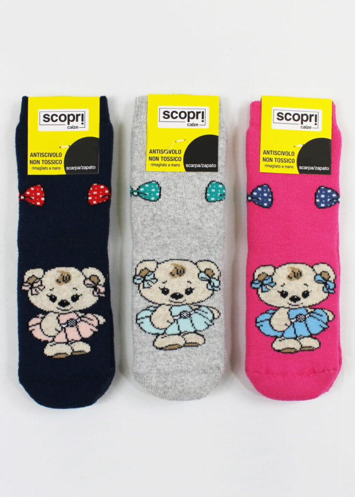 Calzini Antiscivolo Neonata | Scopri Orsetto