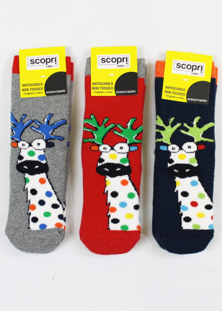 Calzini Antiscivolo Neonato | Scopri Renna