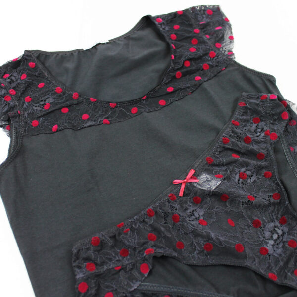 Coordinato Donna con Merletto Jadea Canotta e Slip 4257 - immagine 5
