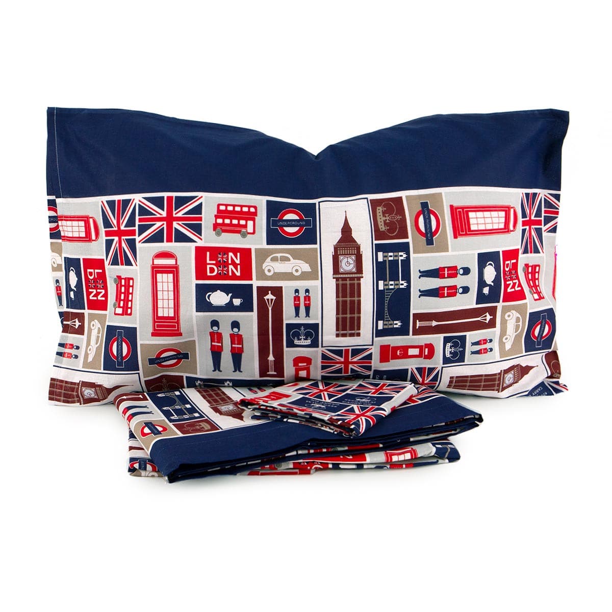 Completo Lenzuola Letto Piazza e Mezzo London Z454 - immagine 2