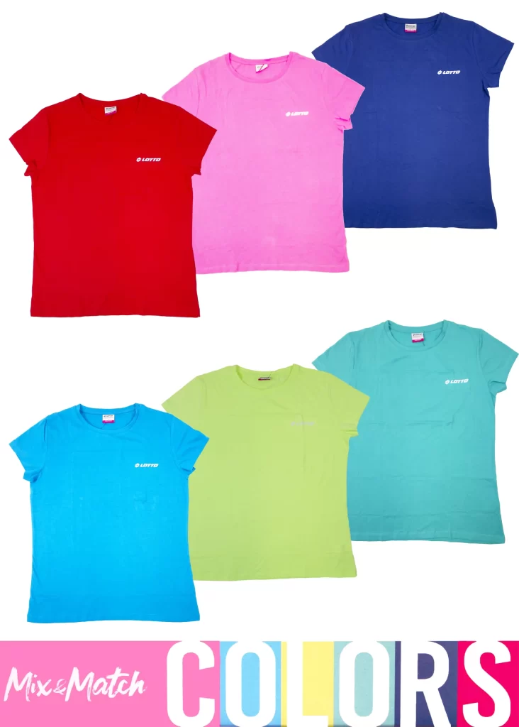 T-shirt Donna Sportiva 100% cotone | Lotto 1028