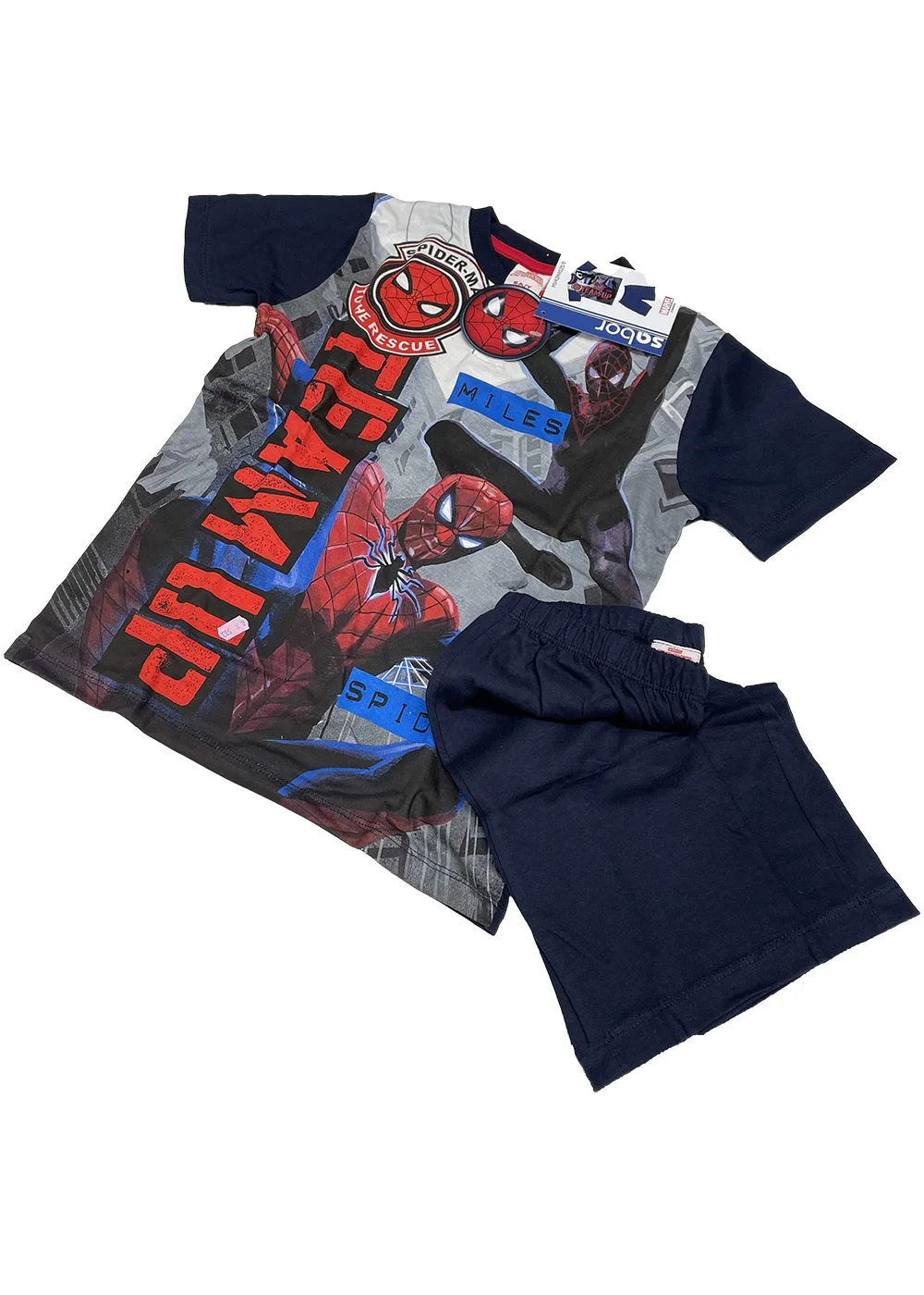 Pigiama Corto Bimbo Cotone leggero | Spiderman 2 - immagine 3