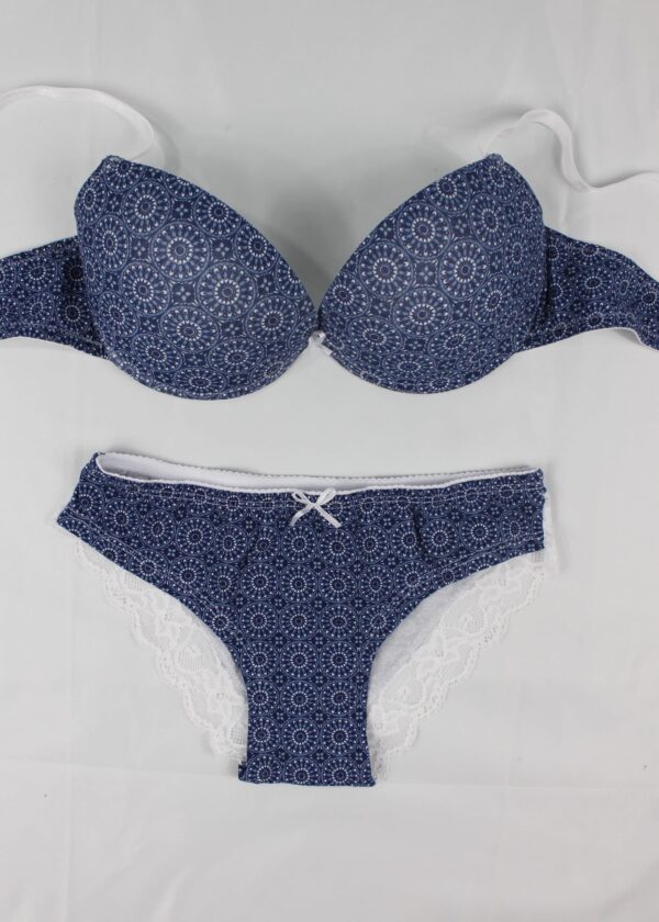 Completino Reggiseno Push up e Slip Jadea 4936 - immagine 2