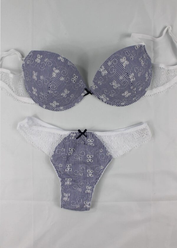 Completino Reggiseno Push up e Brasiliano Jadea 4938 - immagine 2
