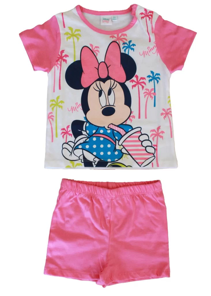 Pigiama Corto Neonata | Minnie | 100% cotone