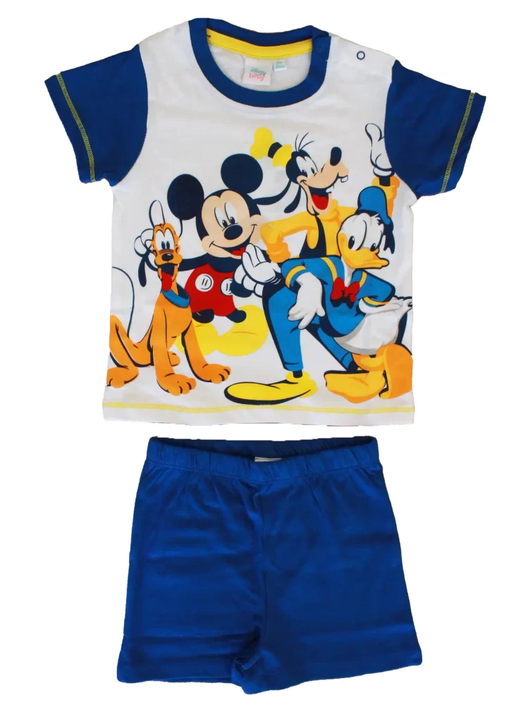 Pigiama Corto Neonato Disney | 100% cotone