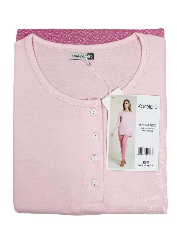Pigiama Donna Calibrato Cotone | Karelpiù 2074 - immagine 2