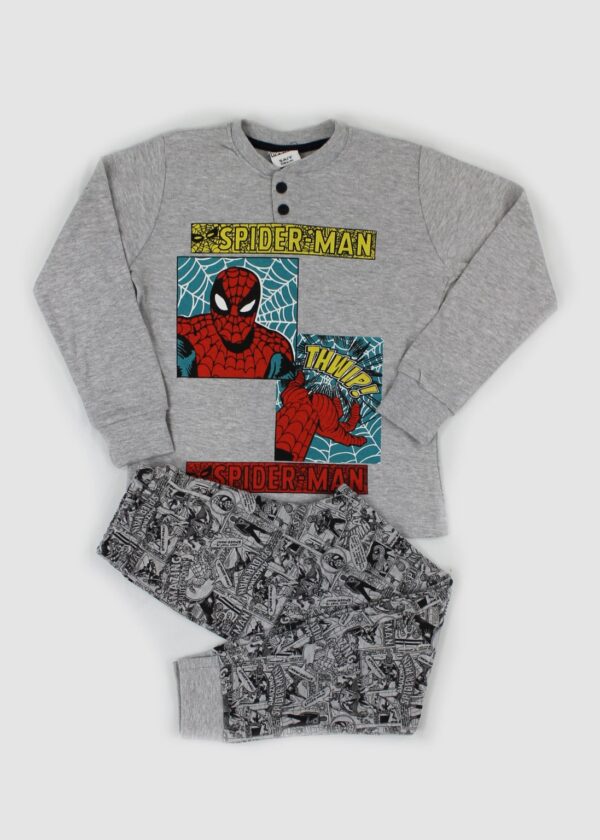 Pigiama Bimbo caldo cotone | Spiderman - immagine 2