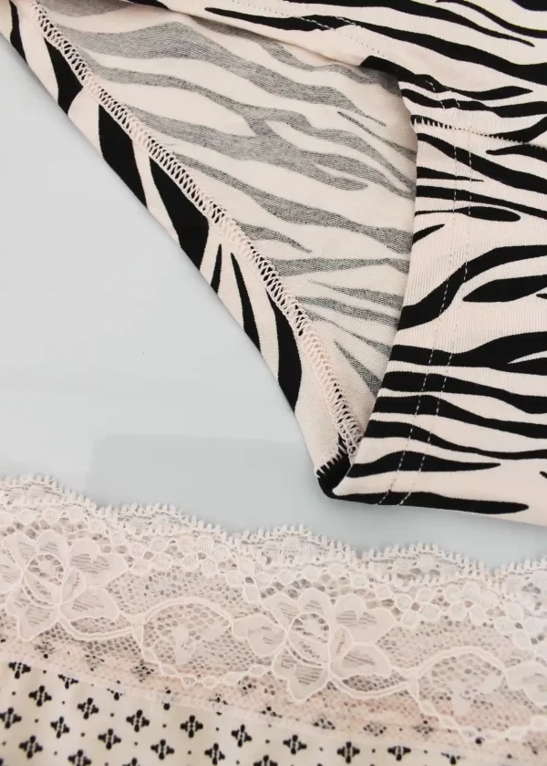 Slip Donna Cotone Merletto | Cotonella Zebra - immagine 4