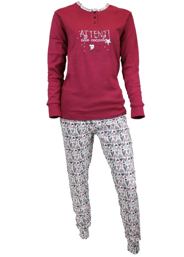Pigiama Caldo cotone Donna | Karel 5059 - immagine 3