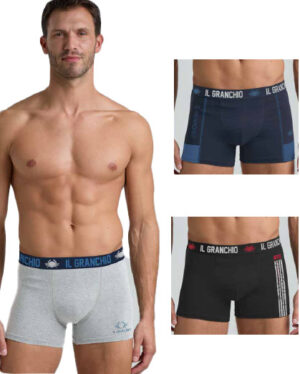 Boxer Uomo in Cotone 3 pezzi | IlGranchio GB1323
