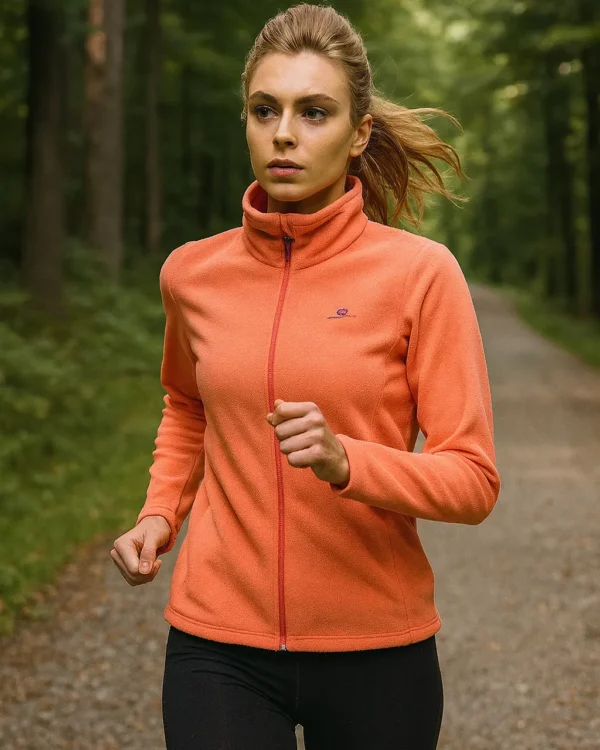Felpa Donna Pile Tecnico con Zip ATHL-DPT - immagine 2