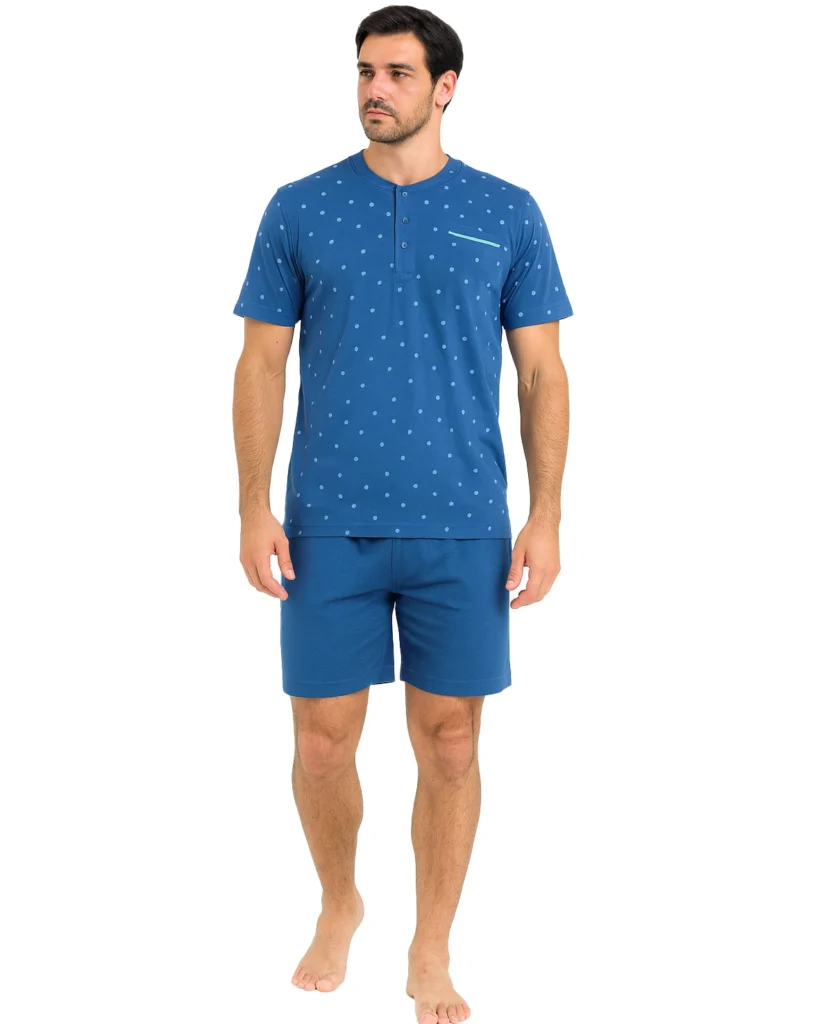 Pigiama Corto Uomo estivo in cotone | Karel 4204