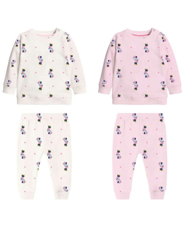 Pigiama Neonata in Caldo Cotone Minnie Disney