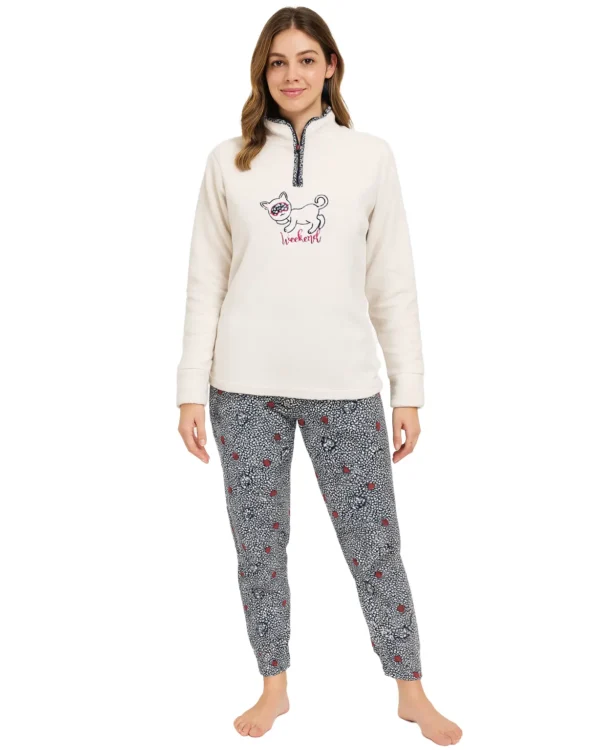 Pigiama Donna in Pile Coral Invernale Karelpiù - immagine 3