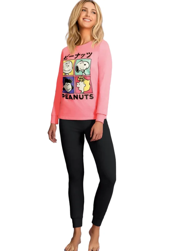 Pigiama Donna Snoopy in Cotone | Sabor 355 - immagine 2