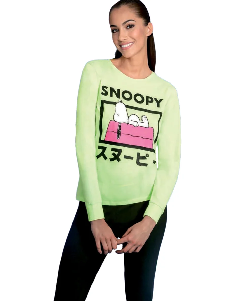 Pigiama Donna Snoopy in Cotone | Sabor 355