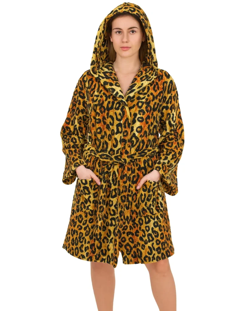 Accappatoio Donna Spugna di Cotone Maculato | Sommaruga 18