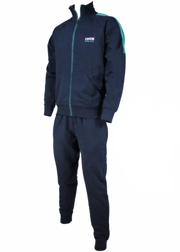 Tuta Completa Uomo Enrico Coveri in Cotone Garzato 139 - immagine 4