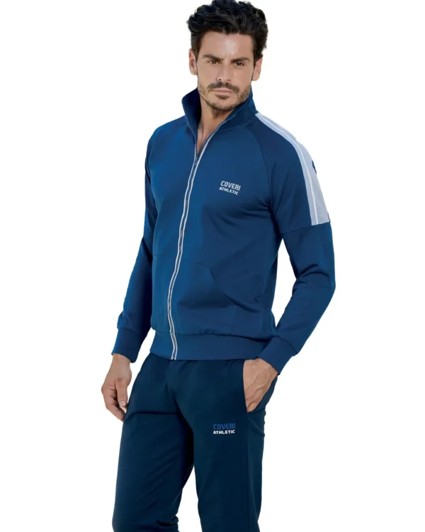 Tuta Completa Uomo Enrico Coveri in Cotone Garzato 139