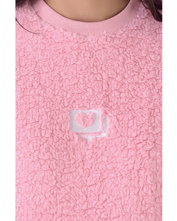Pigiama Donna in Pile Coral e Sherpa Pigiamiamoci - immagine 2