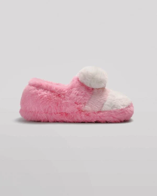 Pantofole Casa da Bambina Rosa con pompon - immagine 2