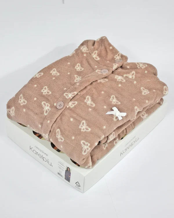 Vestaglia Donna Pile Coral Calibrata 56 58 60 Emozioni by Karel - immagine 2