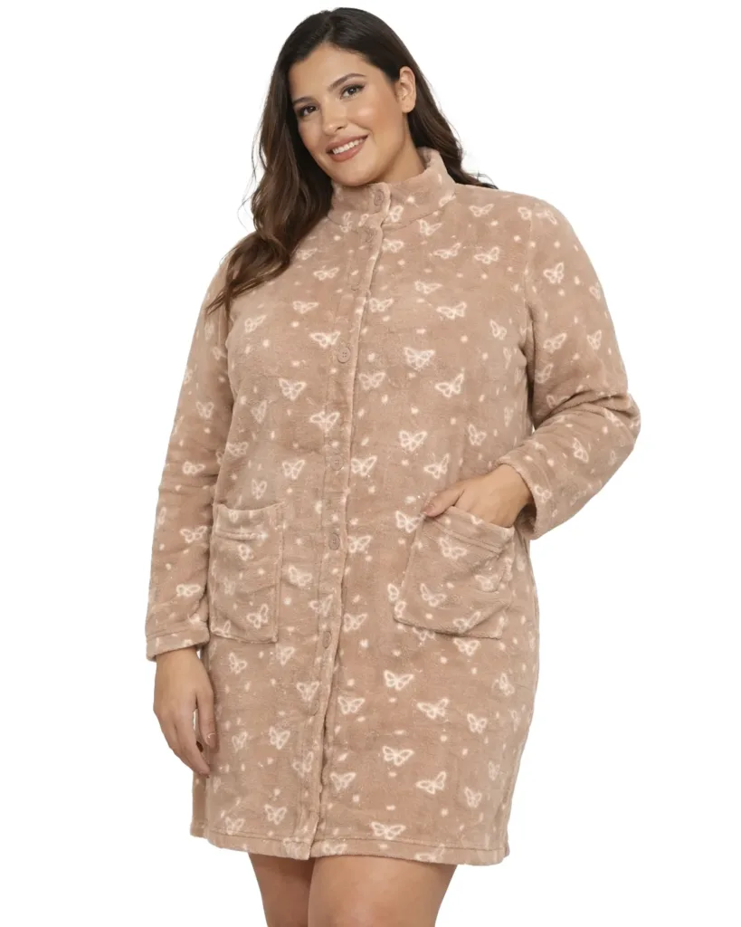 Vestaglia Donna Pile Coral Calibrata 56 58 60 Emozioni by Karel