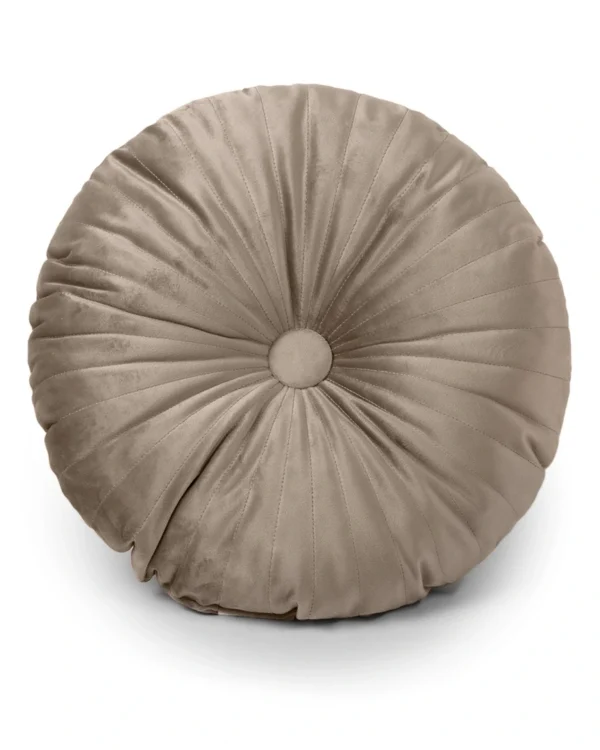 Cuscino Arredo Tondo in Velluto Shabby Chic - immagine 4