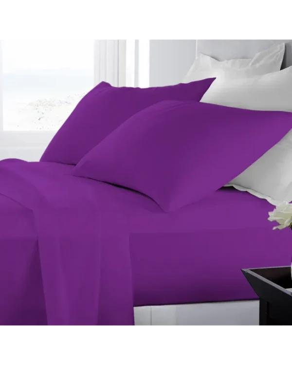 Completo Lenzuola Matrimoniali Made in Italy 100% Cotone - immagine 4