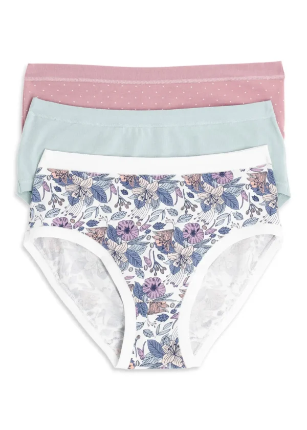 Slip Midi Donna Cotonella in Cotone | Tris assortito 3363 - immagine 8