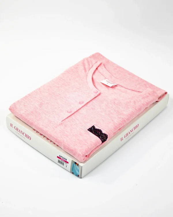 Pigiama Donna Mezza Manica e Pantalone Lungo IlGranchio 5096 - immagine 4