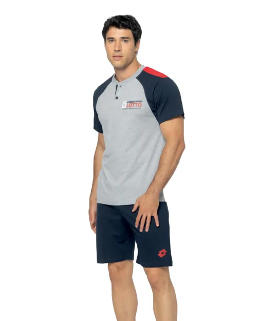 Pigiama Corto Uomo Cotone Calibrato Estivo | Lotto 1191