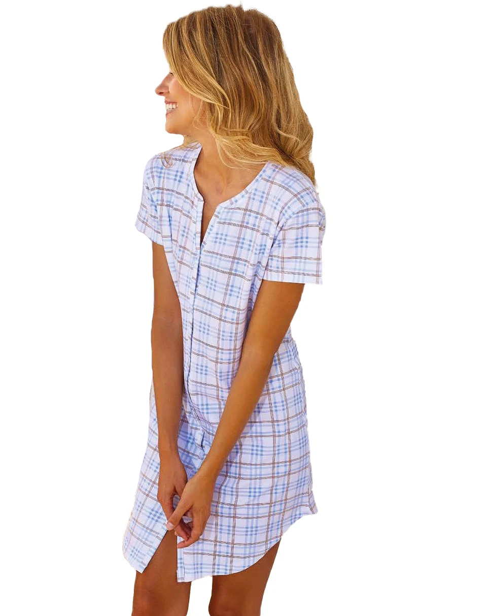 Camicina Notte Vestitino Jadea con bottoni 3202 - immagine 2