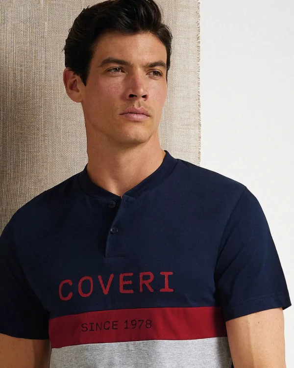 Pigiama Corto Uomo Cotone Estivo| Enrico Coveri 1175 - immagine 3