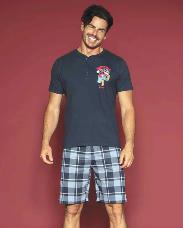 Pigiama Uomo Corto T-shirt Pantaloncino | Personaggi Disney - immagine 2